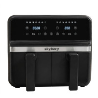 Аерогриль Skyberg SB-317 4800 Вт з двома чашами  мультипіч для швидкого та здорового приготування